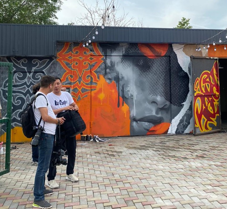 Creative mural presented in Aktobe
